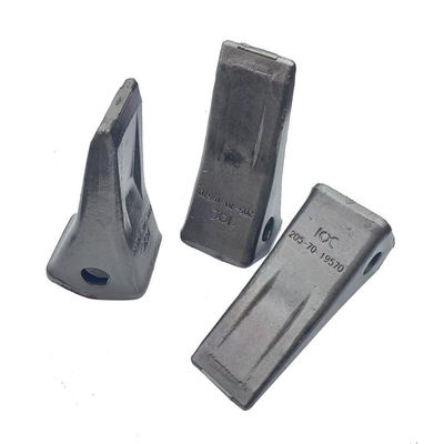 205-19570 los dientes resistentes del cubo oscilan los dientes para el excavador 48-52HRC
