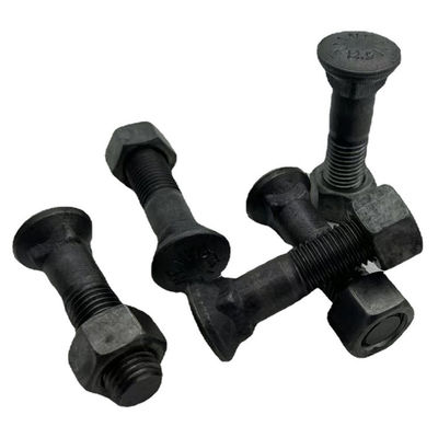 Color 12,9 de Track Parts Black del excavador de los pernos de pista de la niveladora del ODM del OEM